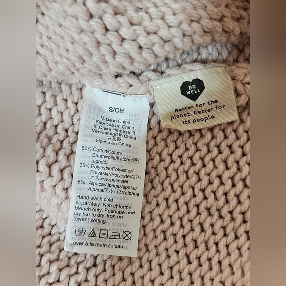 Madewell Fair Isle Turtleneck Alpaca Blend Pullover Sweater Long Sleeve Size L - Picture 8 of 12